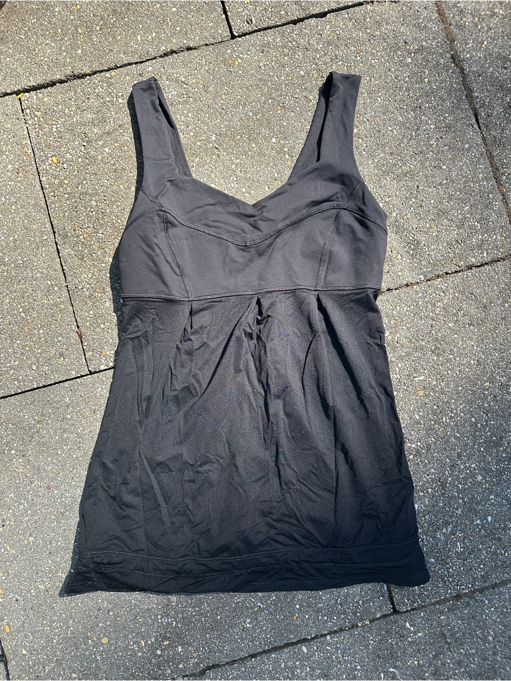 Vintage Lululemon Run: Ta Ta Topper Tank – Black – Size 6